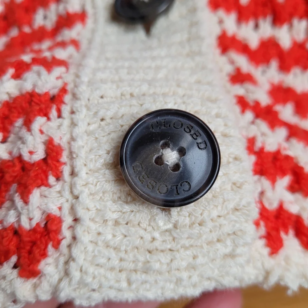 Worn Once! Closed Crochet Cardigan Arabiata - Picture 7 of 16